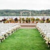Aisle and Flower Arrangements Kiana Lodge