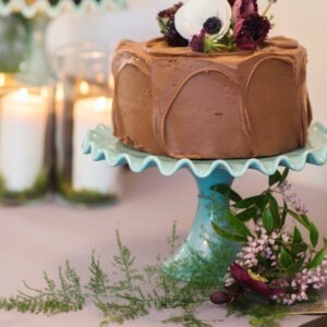 PBF Cake Flowers Lakeside Wedding