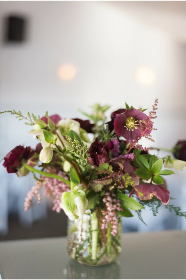 aisle flowers for the table